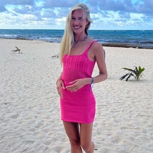 Zara Pink Knit Dress